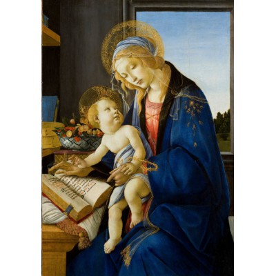 Grafika-F-31629 Sandro Botticelli: La Madone du Livre, 1480