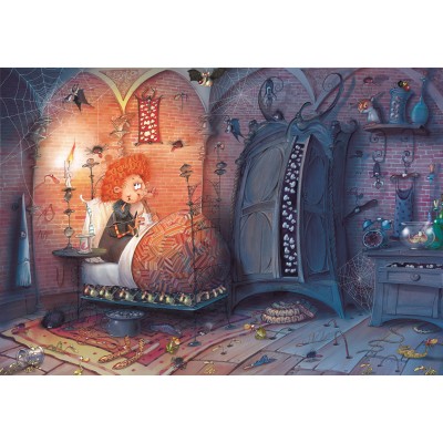 Grafika-F-31665 François Ruyer - Sorcière au Lit - La Nuit