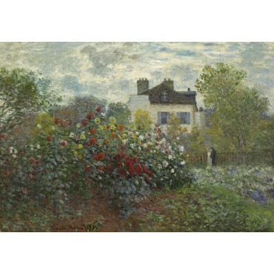Grafika-F-31712 Claude Monet - Jardin de l'Artiste à Argenteuil, 1873