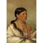 Grafika-F-31781 George Catlin : Femme Aigle - Shawano, 1830