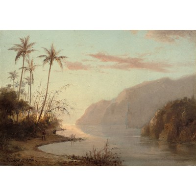 Grafika-F-31788 Camille Pissarro : Creek in St. Thomas, Virgin Islands, 1856