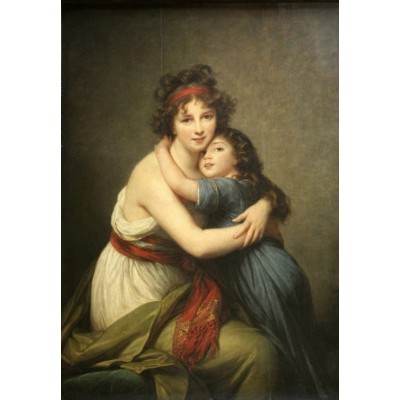Grafika-F-32101 Elisabeth Vigée-Lebrun : Madame Vigée-Lebrun et sa fille, 1789