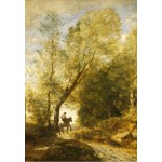 Grafika-F-32158 Jean-Baptiste-Camille Corot : La Forêt de Coubron, 1872