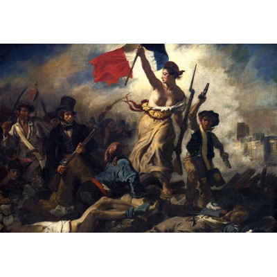 Grafika-Kids-00285 Pièces XXL - Delacroix Eugène : La Liberté Guidant le Peuple, 1830