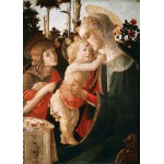 Grafika-Kids-00705 Pièces Magnétiques - Sandro Botticelli: La Vierge à l'Enfant, le Jeune Saint Jean-Baptiste, 1470-147