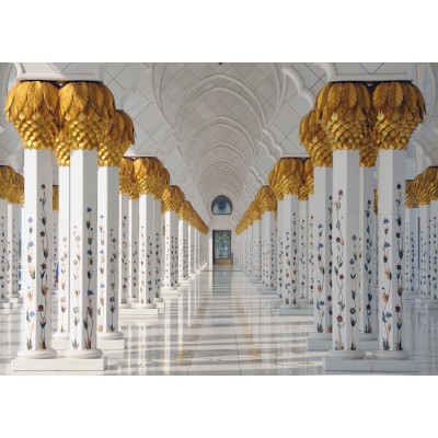 Grafika-Kids-01144 Pièces magnétiques - Mosquée Cheikh Zayed, Abou Dabi, Emirats Arabes Unis