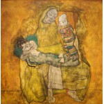 Grafika-00218 Egon Schiele : Mère avec Deux Enfants II, 1915