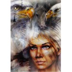 Grafika-00785 La Femme, l'Aigle et le Cheval