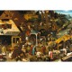 2 Puzzles - L'Art de Pieter Brueghel : Proverbes Flamands - Le Dénombrement de Bethléem