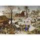 2 Puzzles - L'Art de Pieter Brueghel : Proverbes Flamands - Le Dénombrement de Bethléem