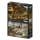 2 Puzzles - L'Art de Pieter Brueghel : Proverbes Flamands - Le Dénombrement de Bethléem