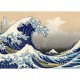 2 Puzzles - L'Art d'Hokusai : La Grande Vague de Kanagawa - Shinagawa sur Le Tokaido