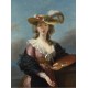 Elisabeth Vigée-Lebrun : Autoportrait au Chapeau de Paille, 1782