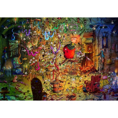 Grafika-F-30048 François Ruyer - La Sorcière et l'Arbre à Serpents