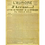 Grafika-F-30125 Une de l'Aurore du 13 Janvier 1898 - Emile Zola : J'accuse...!