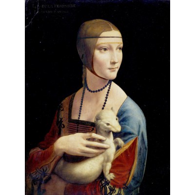 Grafika-F-30144 Léonard de Vinci : La Dame à l'Hermine, 1489-1490