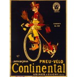 Grafika-F-30162 Affiche pour Les Pneus de Vélo Continental , 1900