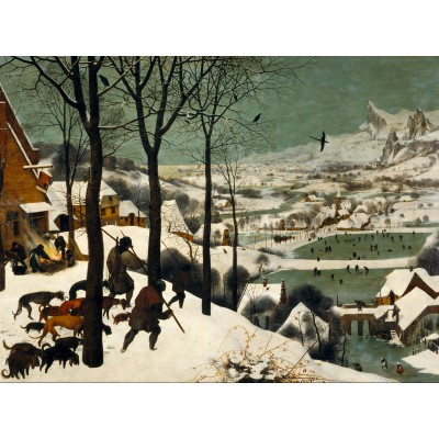 Grafika-F-30175 Brueghel : Chasseurs dans la neige