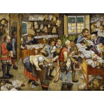 Grafika-F-30176 Brueghel Pieter le Jeune : Le Paiement de la Dîme, 1617-1622