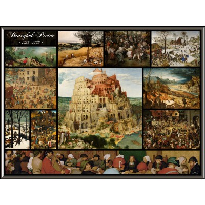 Grafika-F-30209 Collage - Brueghel l'Ancien