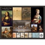 Grafika-F-30223 Léonard de Vinci - Collage