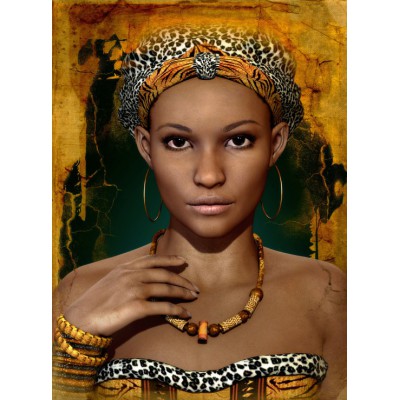 Grafika-F-30338 Femme Africaine