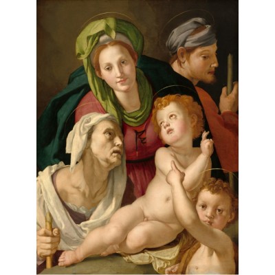 Grafika-F-30468 Agnolo Bronzino : La Sainte Famille, 1527/1528