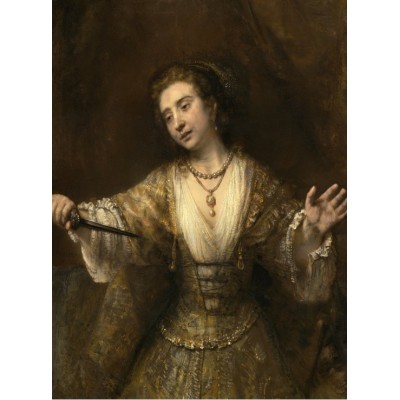 Grafika-F-30534 Rembrandt : Lucretia, 1664