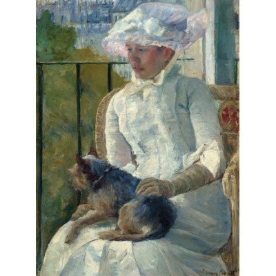 Grafika-F-30536 Mary Cassatt : Jeune Fille à la Fenêtre, 1883-1884