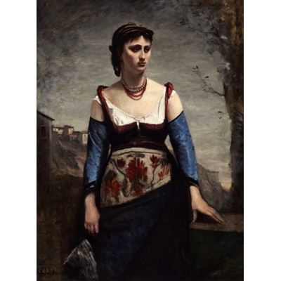 Grafika-F-30552 Jean-Baptiste-Camille Corot : Agostina, 1866