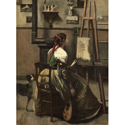 Grafika-F-30553 Jean-Baptiste-Camille Corot : Atelier de l'Artiste, 1868