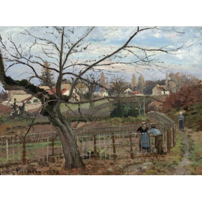 Grafika-F-30571 Camille Pissarro : La Barrière, 1872