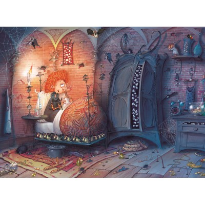 Grafika-F-30617 François Ruyer - Sorcière au Lit - La Nuit