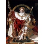 Grafika-F-30633 Jean-Auguste-Dominique Ingres : Napoléon sur le trône impérial, 1806