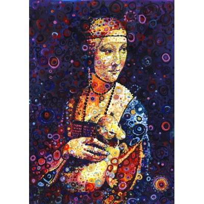Grafika-F-32215 Leonardo da Vinci: Lady with an Ermine, by Sally Rich