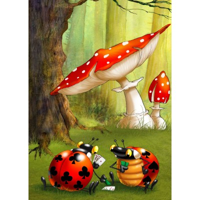 Grafika-F-32645 François Ruyer - Poker des Coccinelles