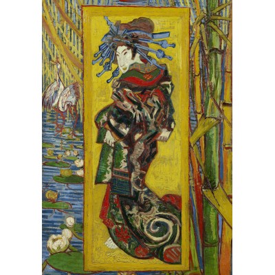 Grafika-F-32766 Vincent Van Gogh - Courtesan: after Eisen, 1887