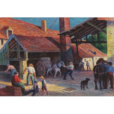 Grafika-F-32787 Maximilien Luce - La Briqueterie, 1908