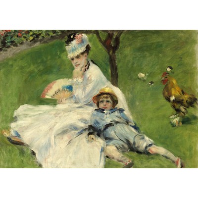 Grafika-F-32878 Auguste Renoir : Madame Monet et son Fils, 1874