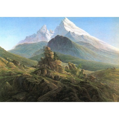 Grafika-F-33400 Caspar David Friedrich - Le Watzmann, 1825