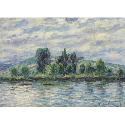 Grafika-F-33403 Francis Picabia - Bords de l'Yonne, Effet de Soleil, 1906