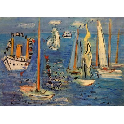 Grafika-F-33409 Raoul Dufy - Bateaux Pavoisés, 1946