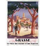 Grafika-F-33422 Roger Broders - Grasse, la Ville des Fleurs et des Pafums, 1927