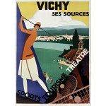 Grafika-F-33427 Roger Broders - Vichy, ses sources, 1928