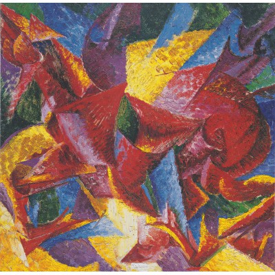 Grafika-F-33446 Umberto Boccioni : Forme plastiche di un Cavallo, 1914