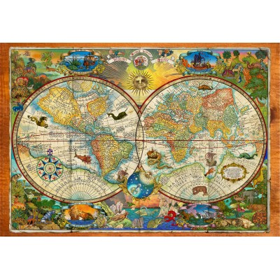 Grafika-F-33687 Carte des Créatures de la Terre
