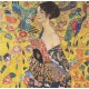 Gustav Klimt : Dame à l'éventail, 1917-1918