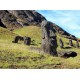 Île de Pâques, Moai at Quarry
