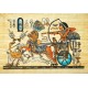 Peinture sur Papyrus Egyptien