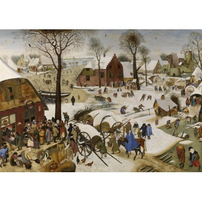 Grafika-T-00147 Brueghel Pieter : Le Dénombrement de Bethléem